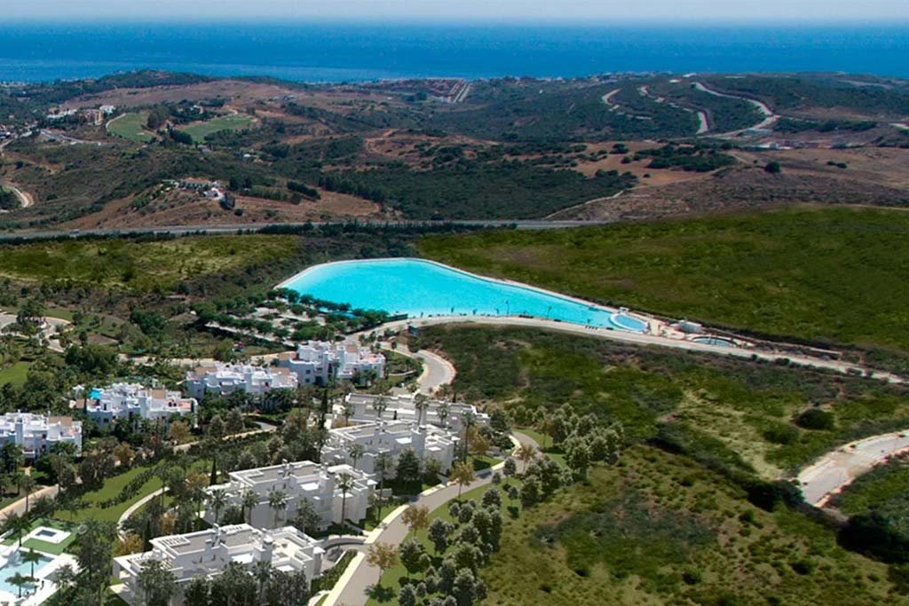 Alcazaba Lagoon Luftaufnahme